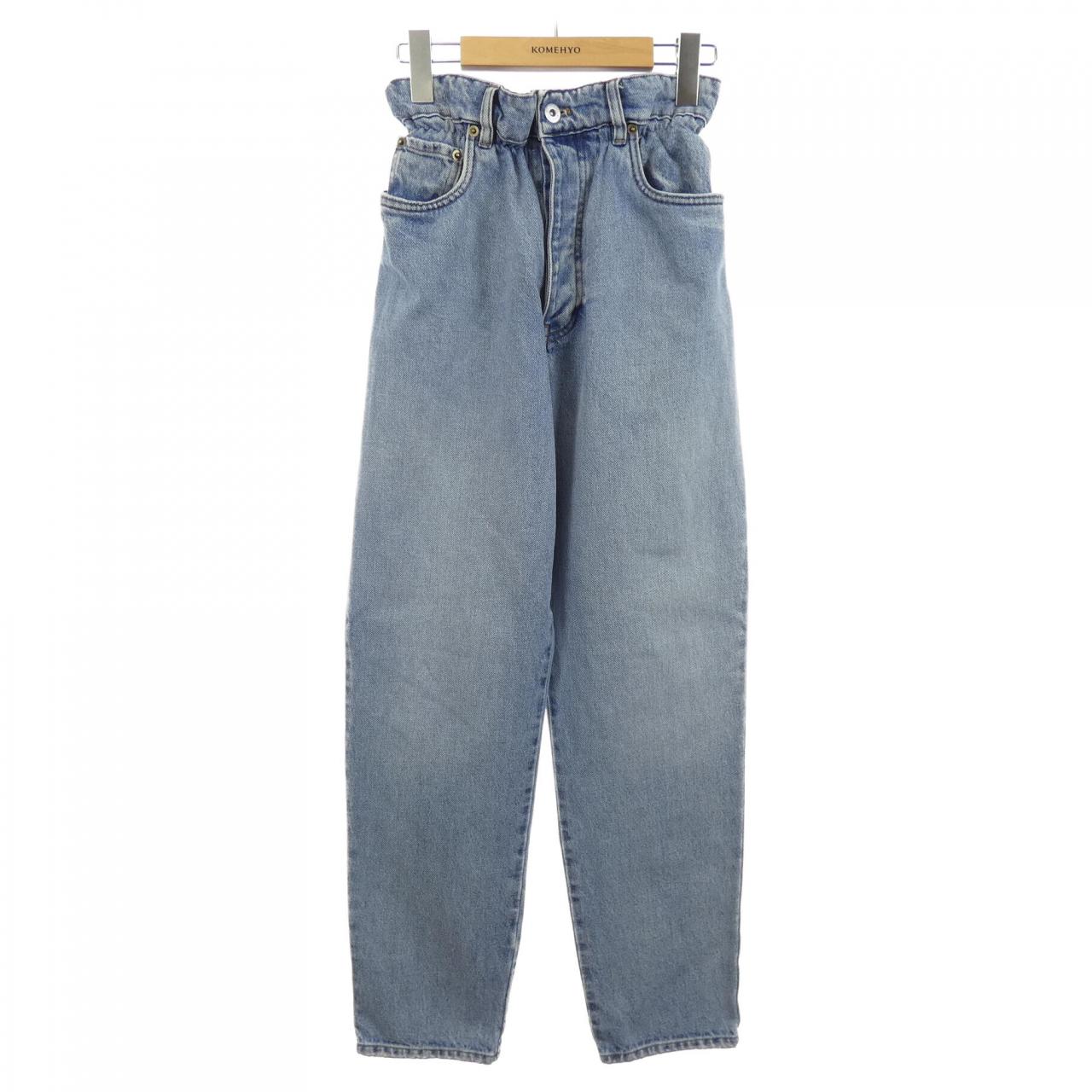 ミュウミュウ MIU MIU MIU MIU ロゴ GWP299 1SXP ジーンズ