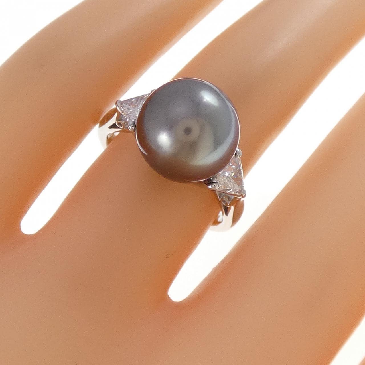 ミキモト 黒蝶パール リング 10.4mm