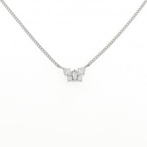 PT850 バタフライ ダイヤモンド ネックレス 0.46CT