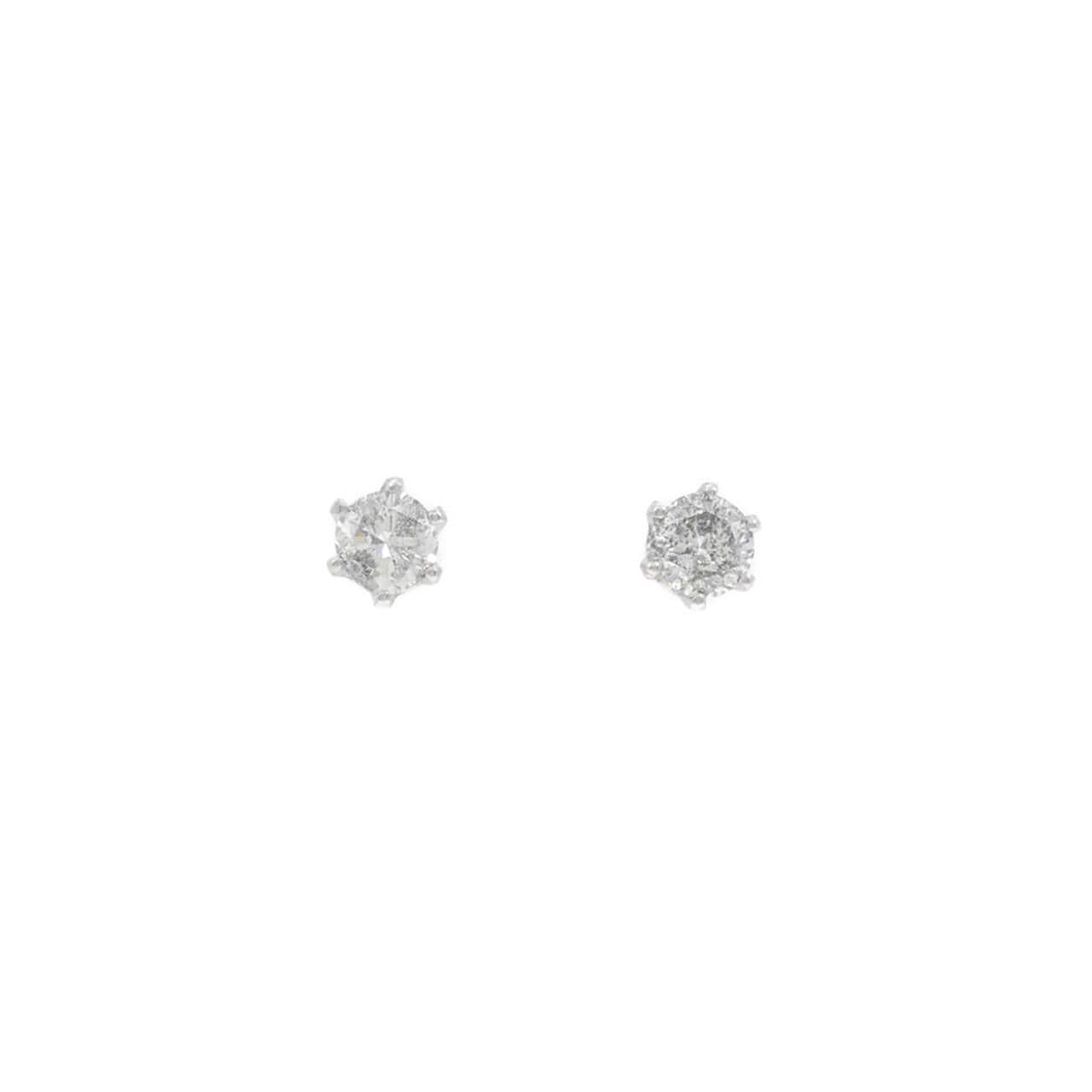 PT/PT900 ダイヤモンド ピアス 1.00CT