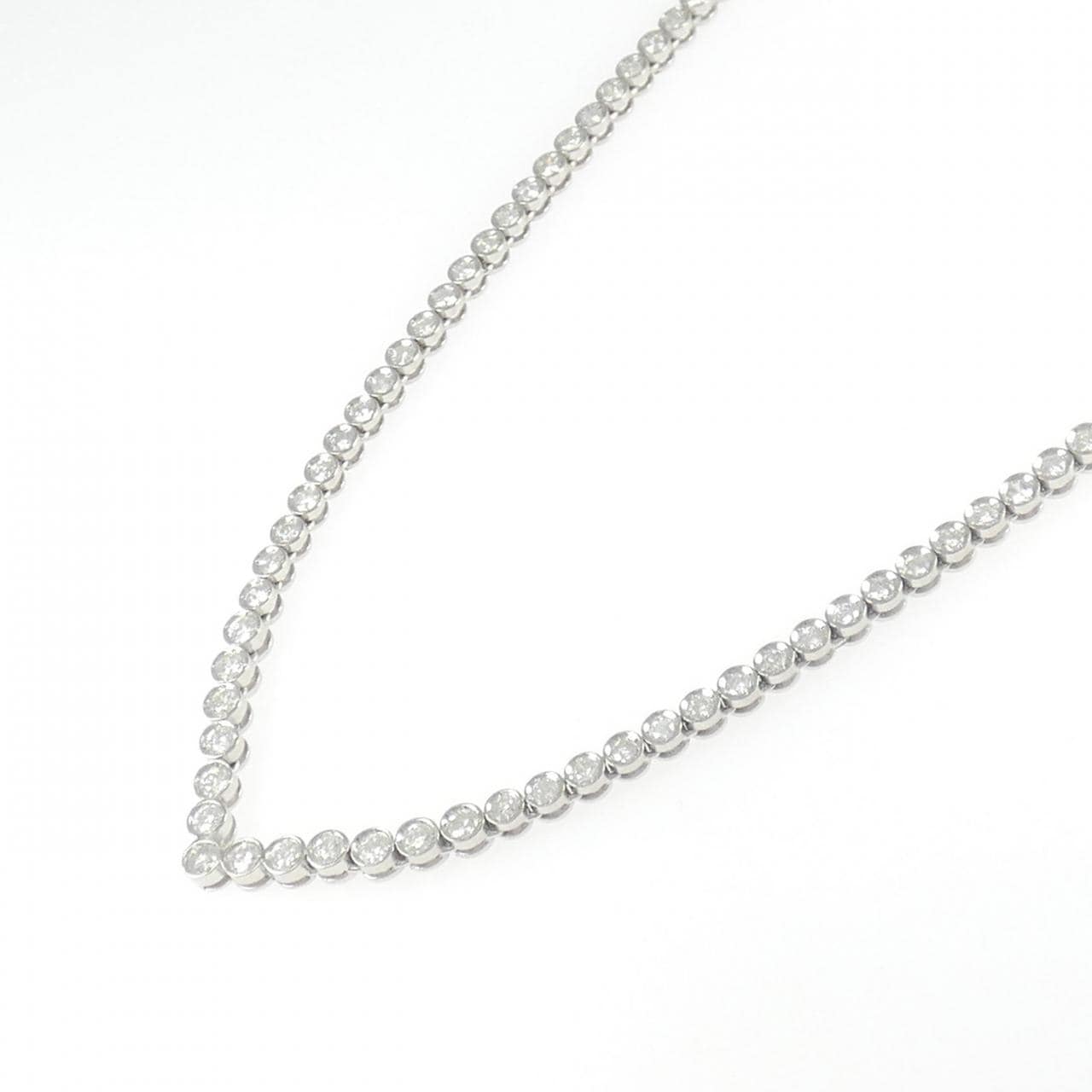 PT900 ダイヤモンド ネックレス 3.83CT