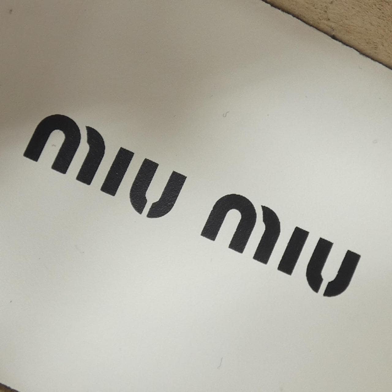 ミュウミュウ MIU MIU デコレザースニーカー 5E532E スニーカー