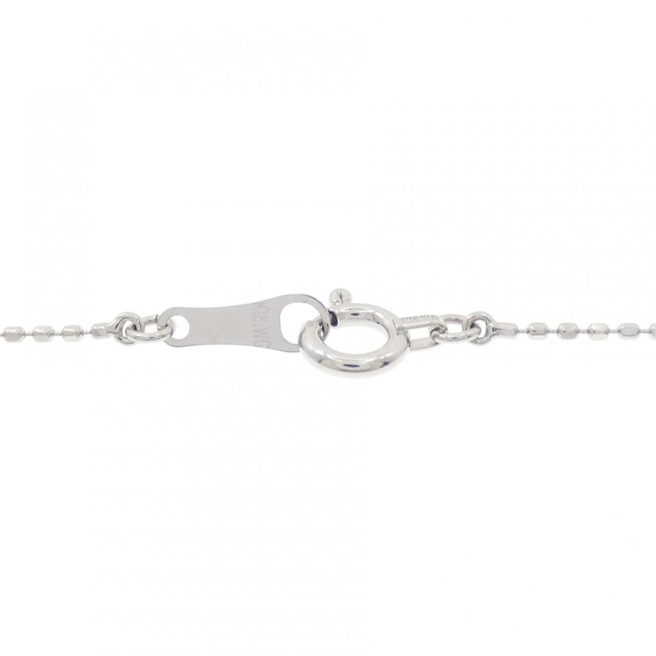 K18WG クロス ダイヤモンド ネックレス 0.30CT