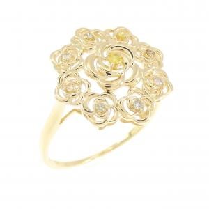 K18YG ダイヤモンド リング 0.08CT