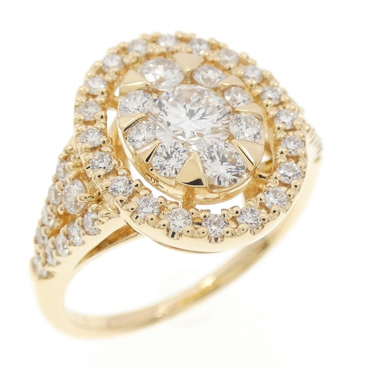 K18YG ダイヤモンド リング 0.319CT