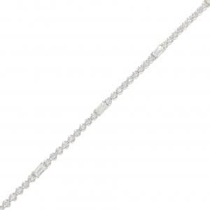 [新品] K18WG鑽石手鍊 1.00CT