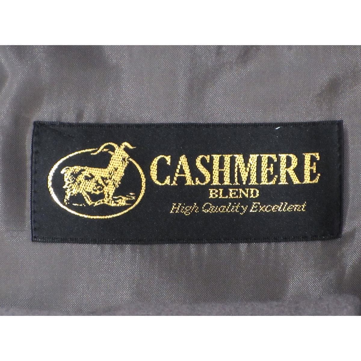 【新品】お洒落コート　カシミヤ混　ロール衿