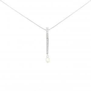 K18WG ダイヤモンド ネックレス 0.558CT