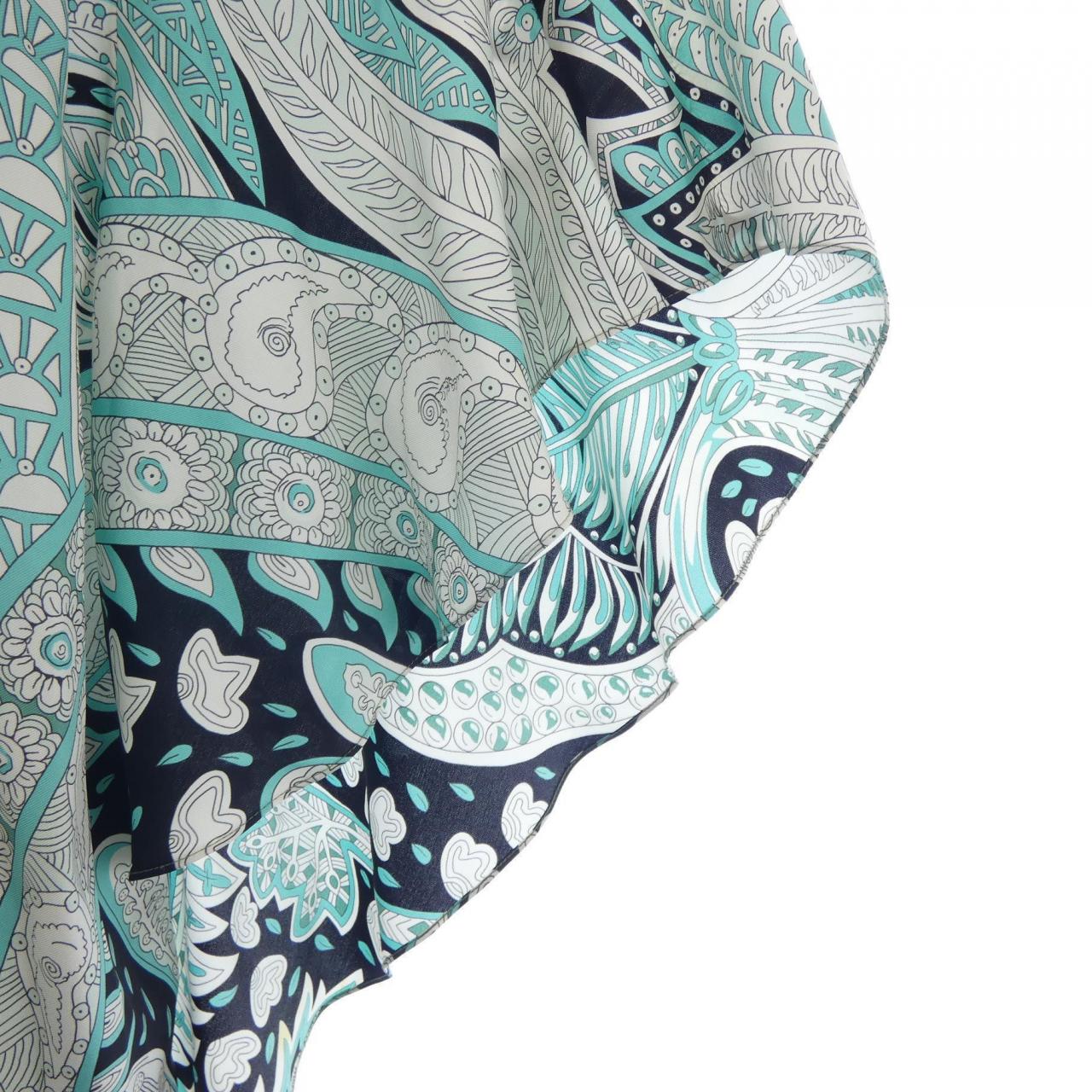 エルメス HERMES LE JARDIN MAHARANI *76-7608 ツイルレーヌ トップス