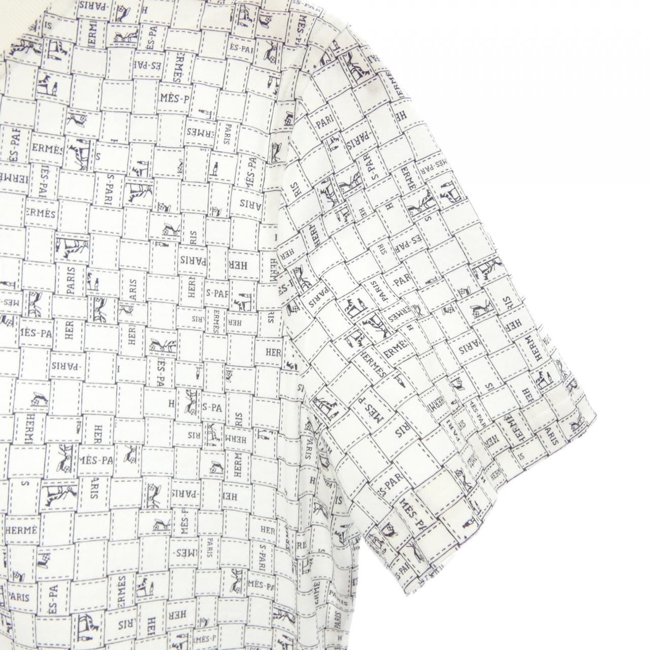 エルメス HERMES BOLDUC AU CARRE ボルデュックチェック 5E4645DK Tシャツ