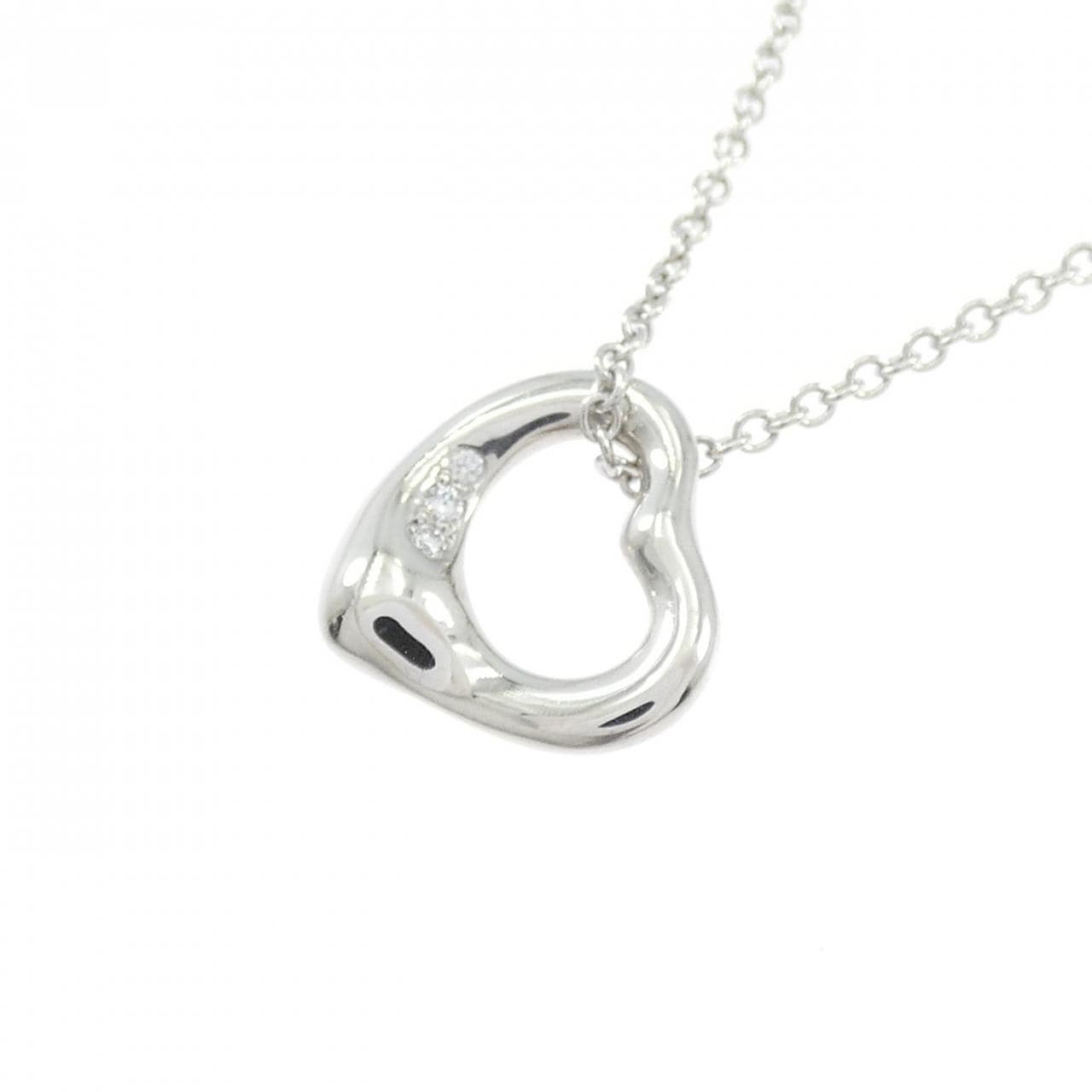 ティファニー オープンハート ミニ ネックレス