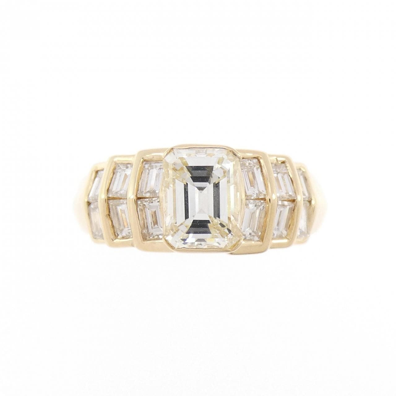 K18YG ダイヤモンド リング 1.159CT