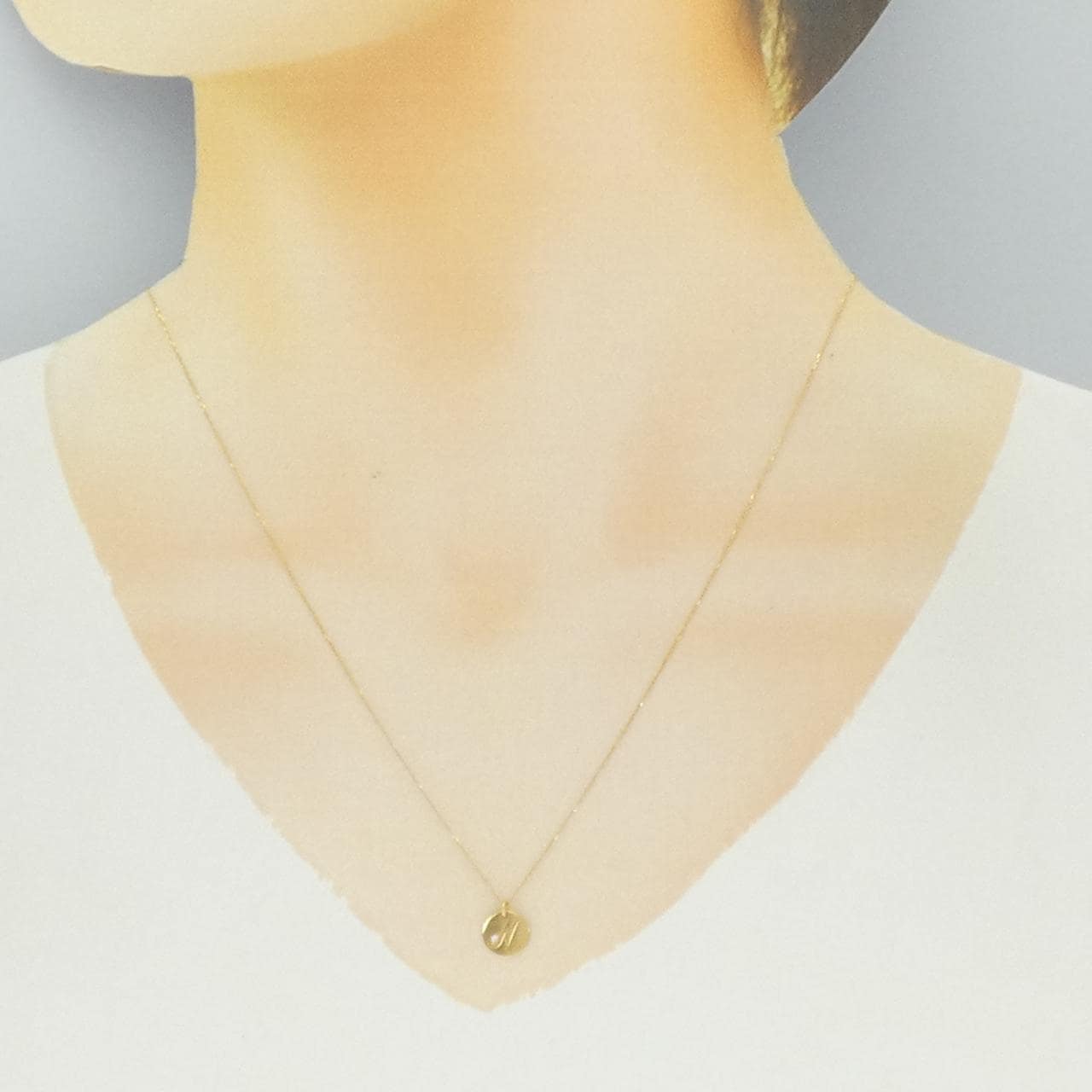 オレフィーチェ ダイヤモンド ネックレス 0.003CT