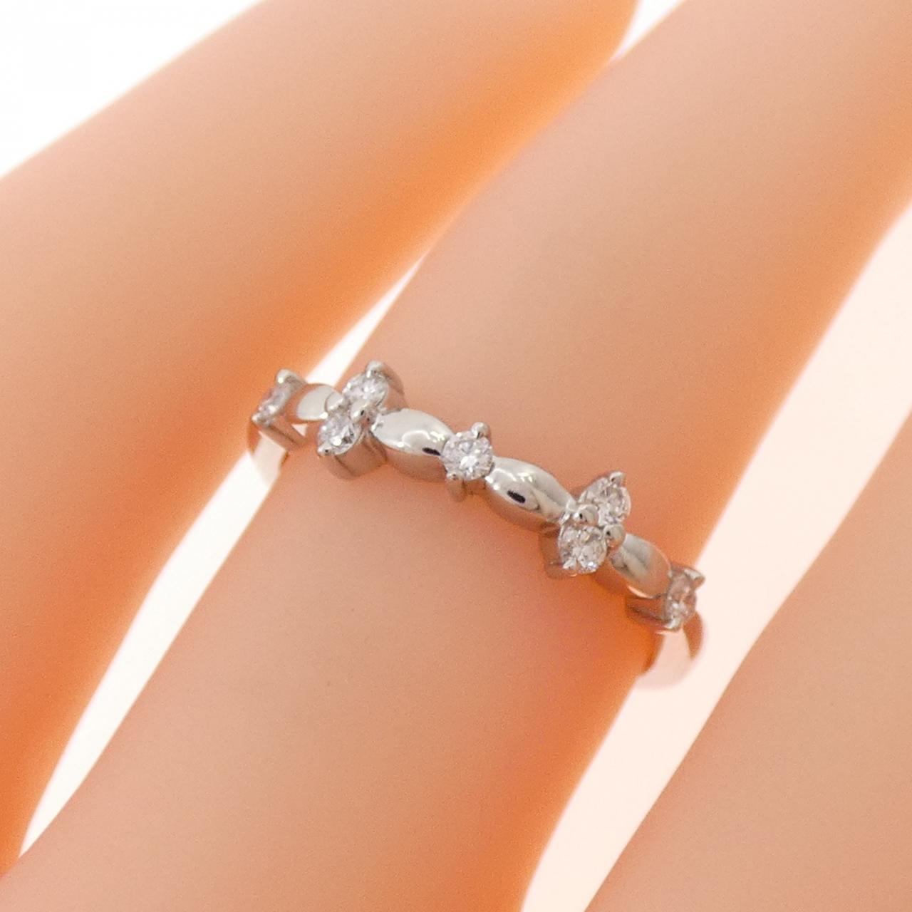 PT950 Diamond Ring 0.10CT
