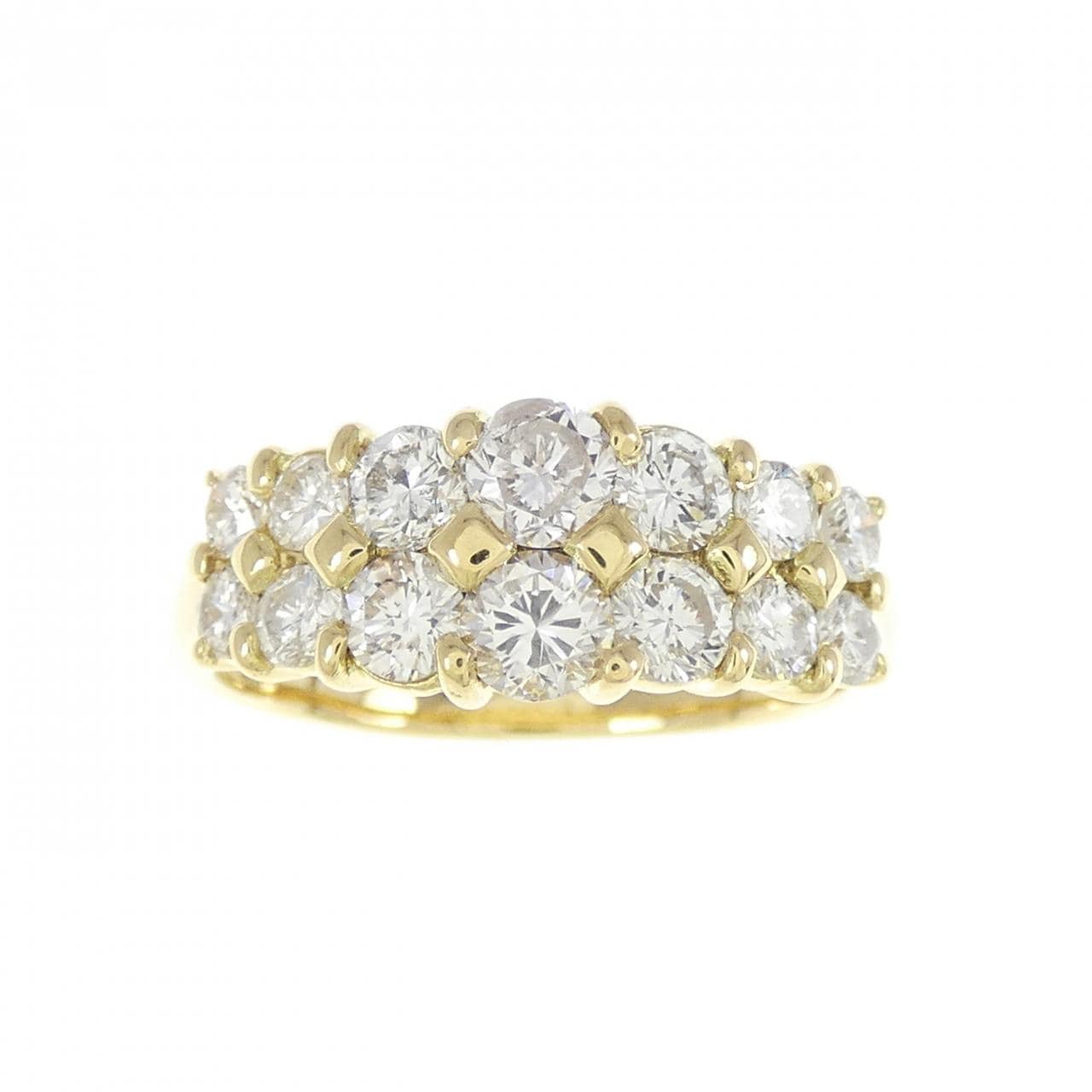 K18YG ダイヤモンド リング 1.03CT