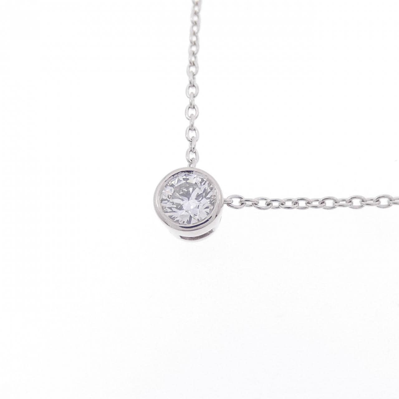 PT ソリティア ダイヤモンド ネックレス 0.155CT