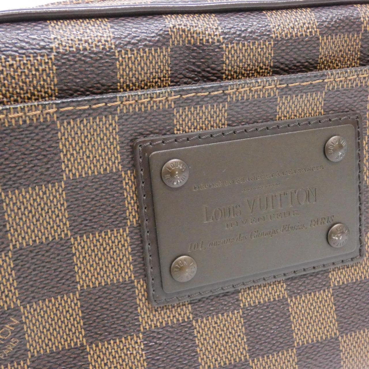 ルイヴィトン ダミエ バムバッグ ブルックリン N41101 ショルダーバッグ