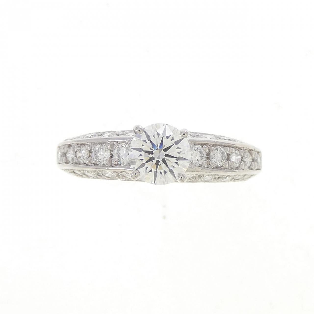 PT900 ダイヤモンド リング 0.523CT D SI1 VG