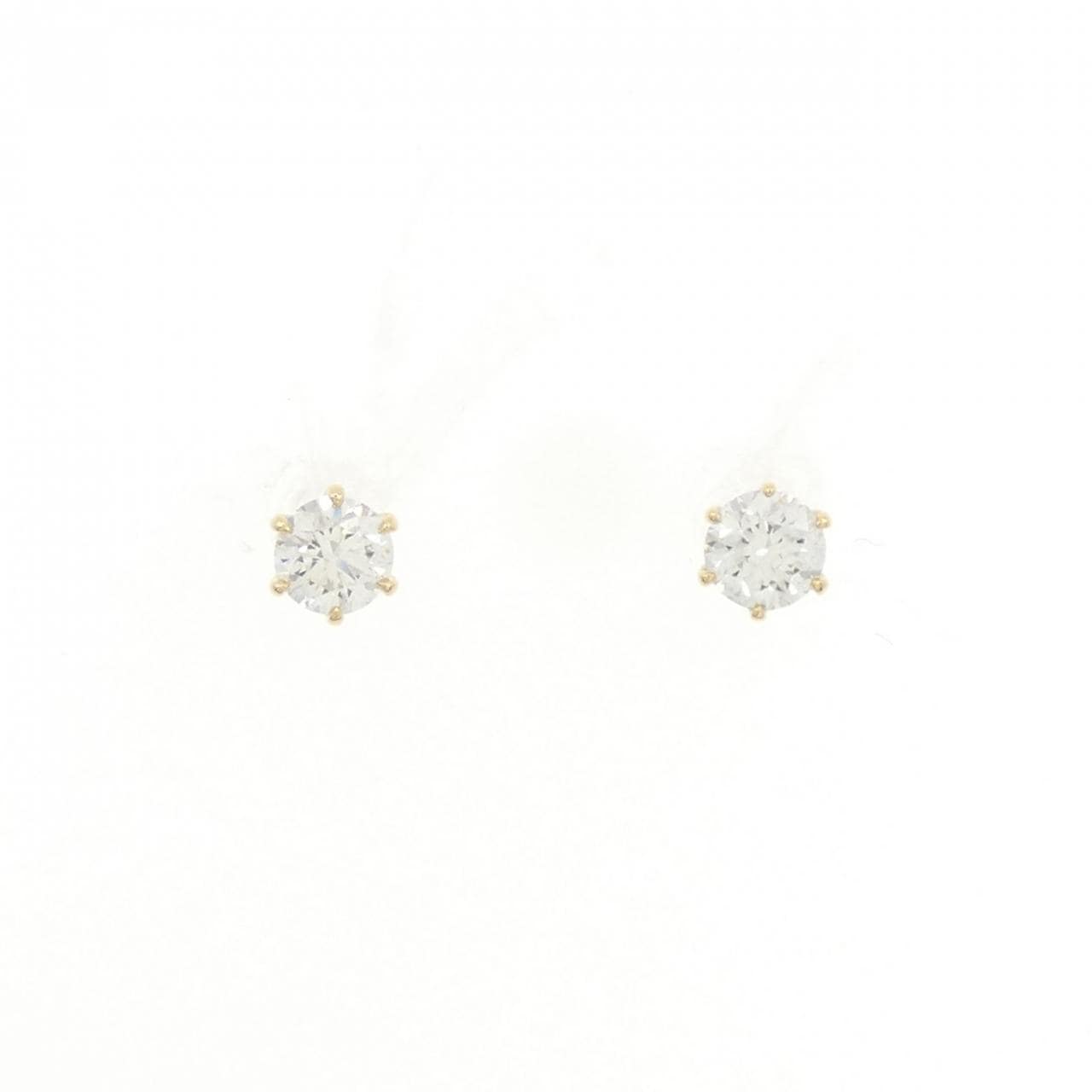 【リメイク】K18YG/ST ダイヤモンド ピアス 0.200CT 0.212CT G-H VS2 EXT H&C