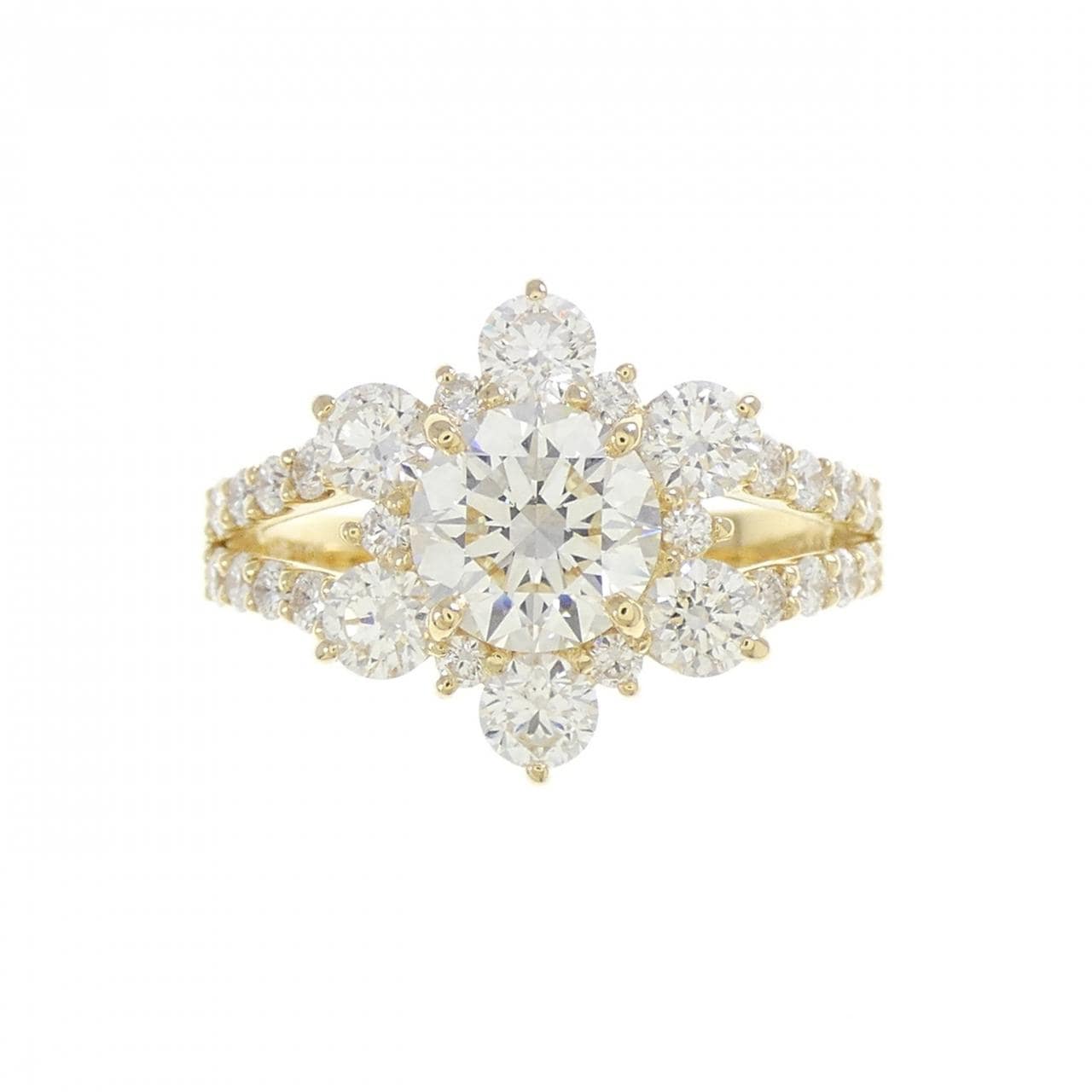 [再加工款] K18YG鑽石戒指 1.01CT J VVS2 3EXT