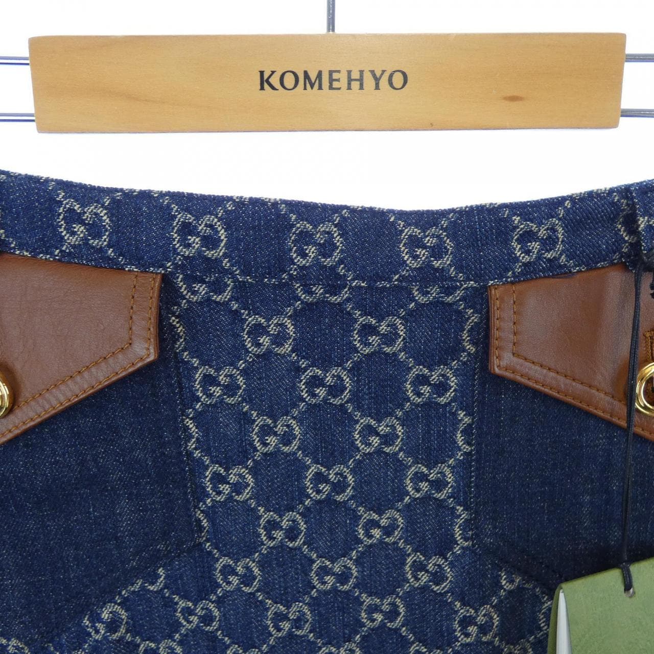 グッチ GUCCI ウォッシュド オーガニックデニムスカート 651415 XDBLL スカート