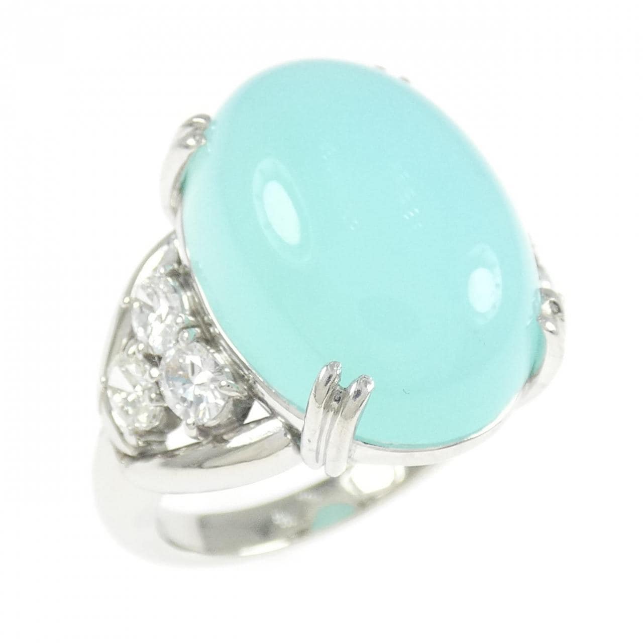 PT900 カルセドニー リング 11.06CT