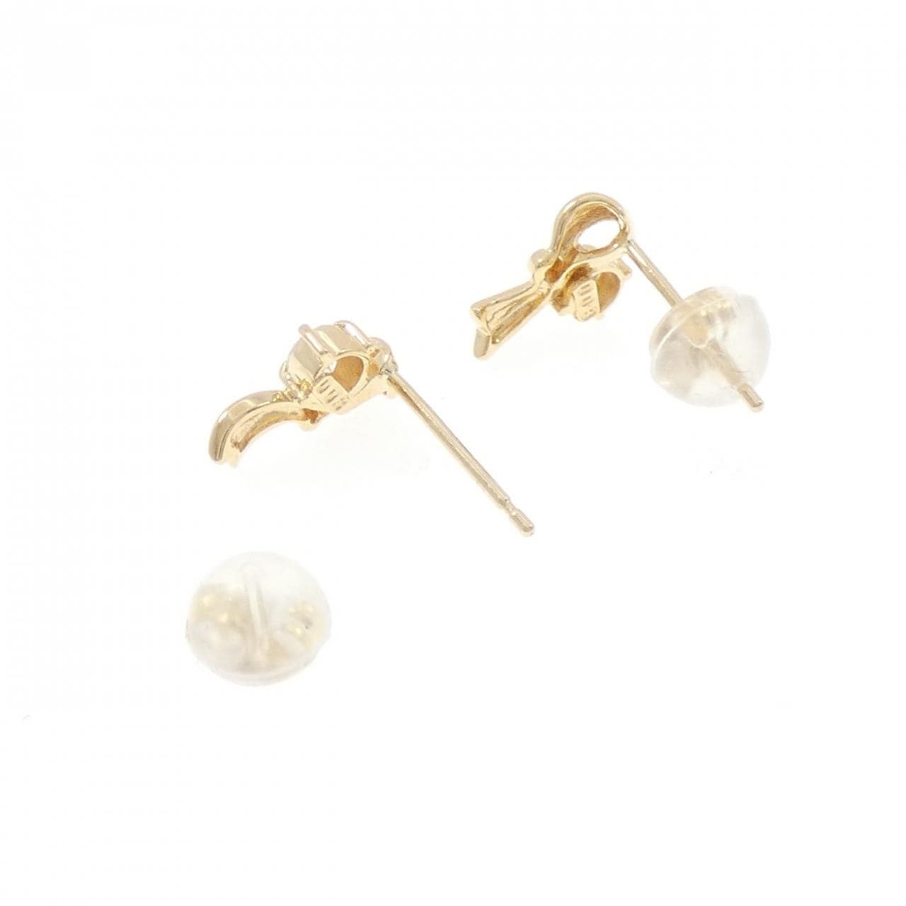 K18YG ダイヤモンド ピアス 0.16CT