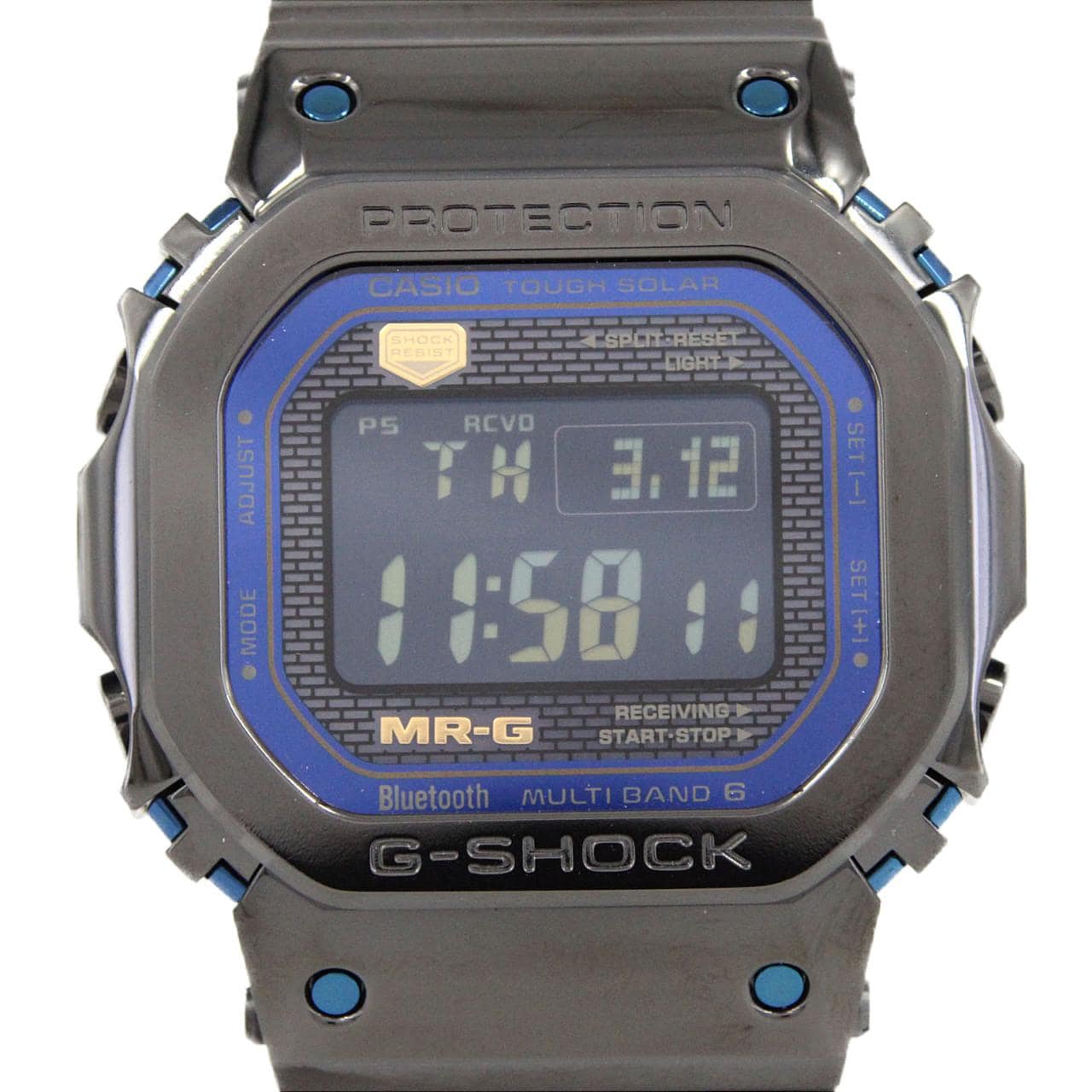カシオ G-SHOCK･MR-G 電波時計 MRG-B5000BA-1JR TI ソーラークォーツ