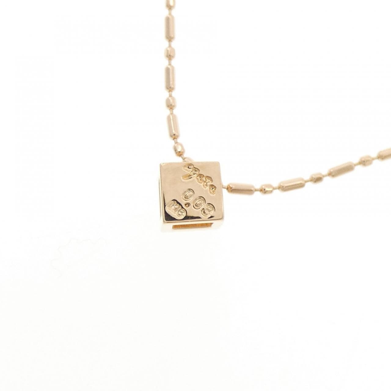 アガット ダイヤモンド ネックレス 0.03CT