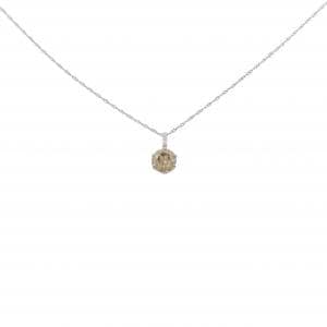 PT900/PT850 ソリティアダイヤモンド ネックレス 0.6CT