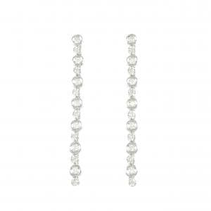 K18WG ダイヤモンド ピアス 0.50CT