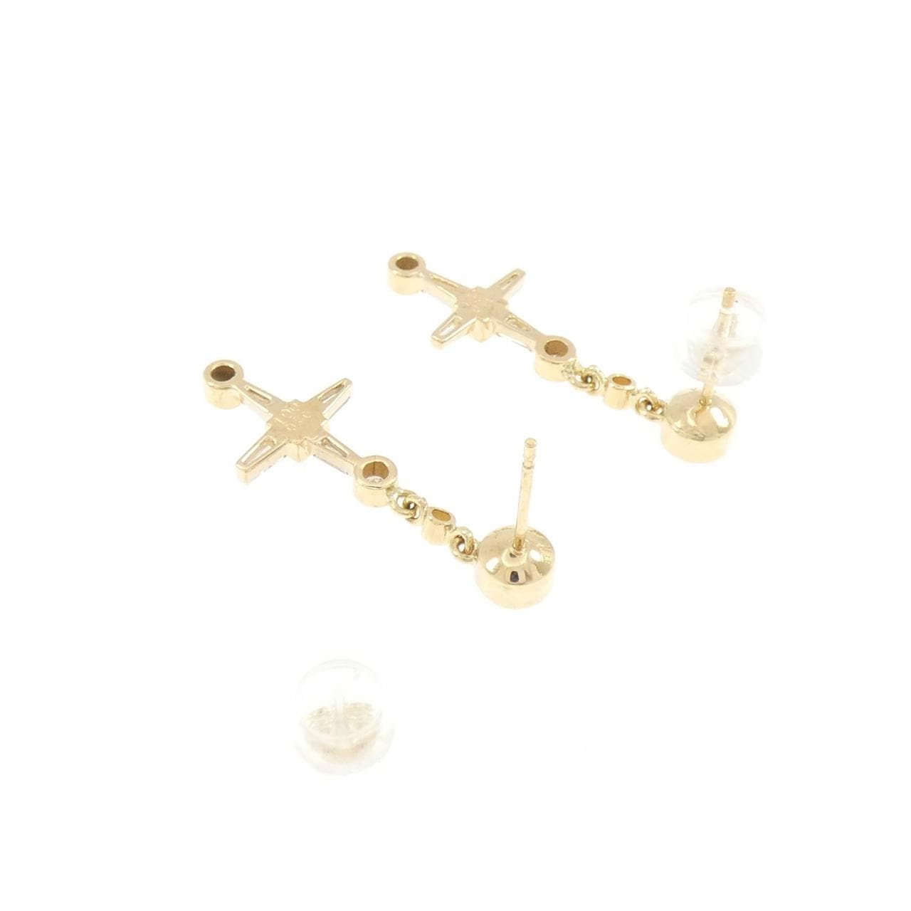 K18YG ダイヤモンド ピアス 0.62CT