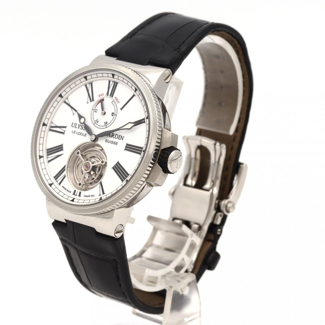 【ノーメンテナンス還元価格】ユリス･ナルダン マリーントゥールビヨン 1283-181/E0 SS 自動巻