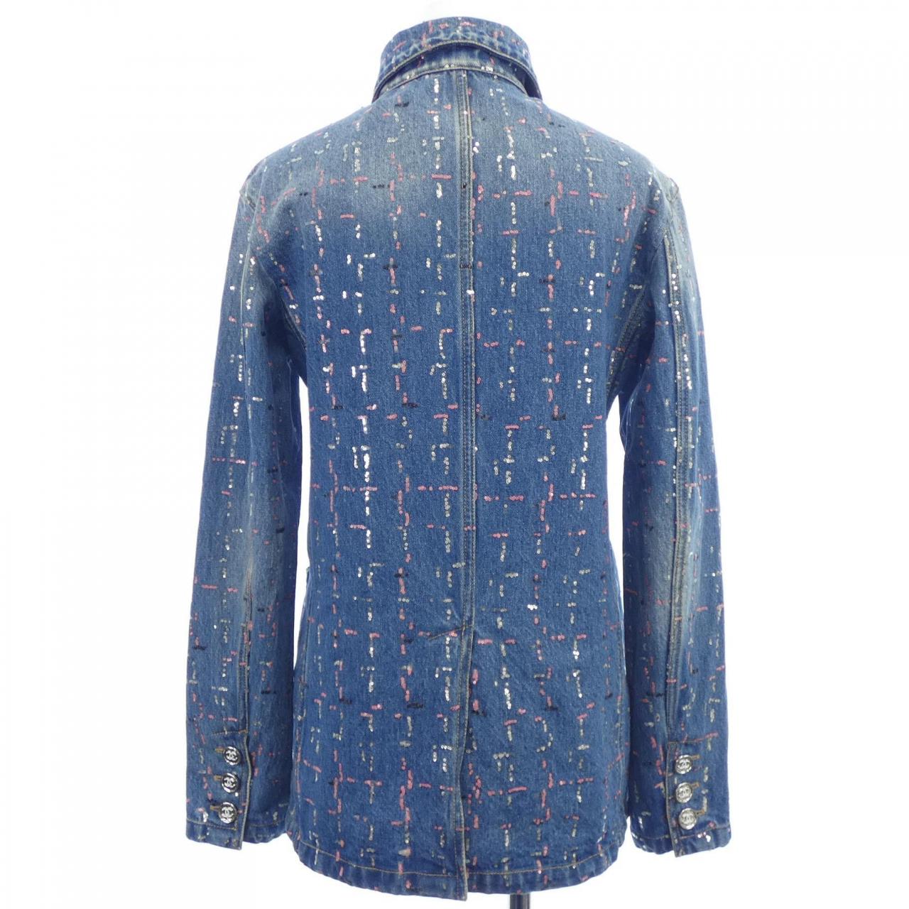 シャネル CHANEL METIERS D’ART LOOK 38 P75259V66855 23A デニムジャケット