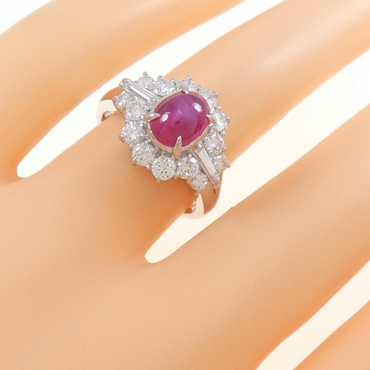 PT スタールビー リング 1.54CT
