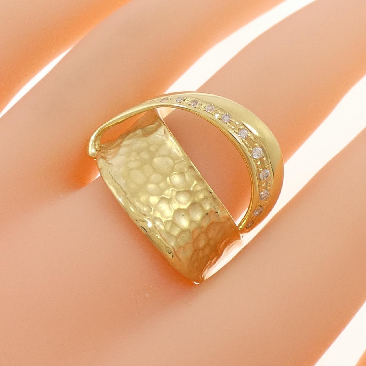 K18YG ダイヤモンド リング 0.10CT