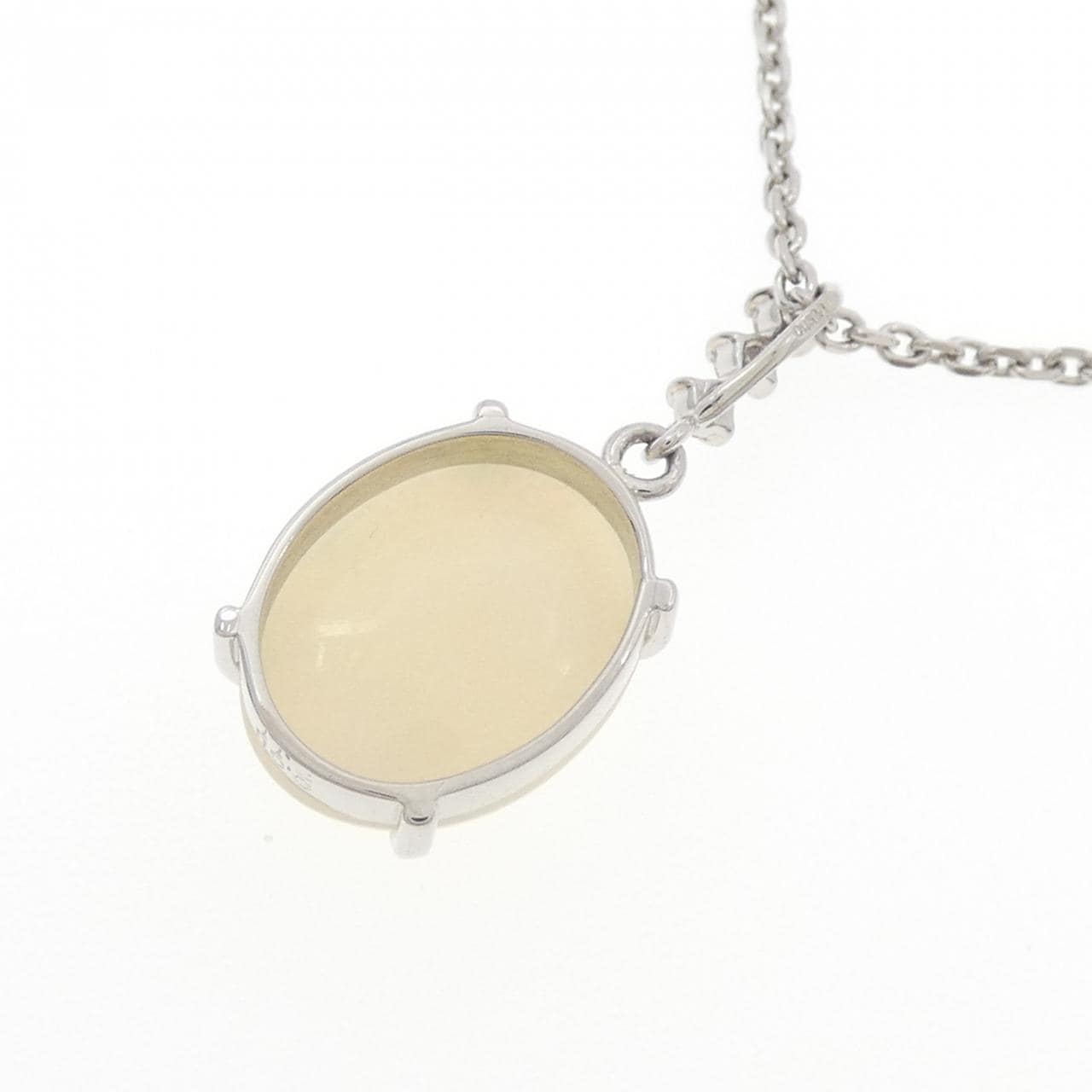 PT900/PT850 オパール ネックレス 3.11CT