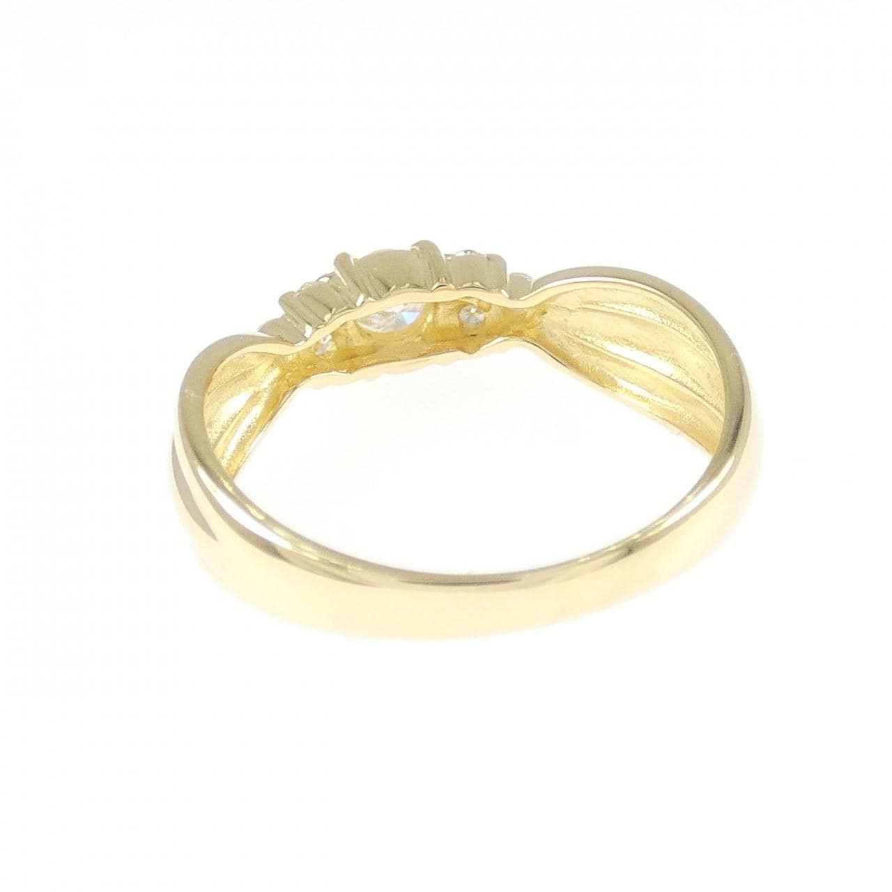K18YG ダイヤモンド リング 0.30CT