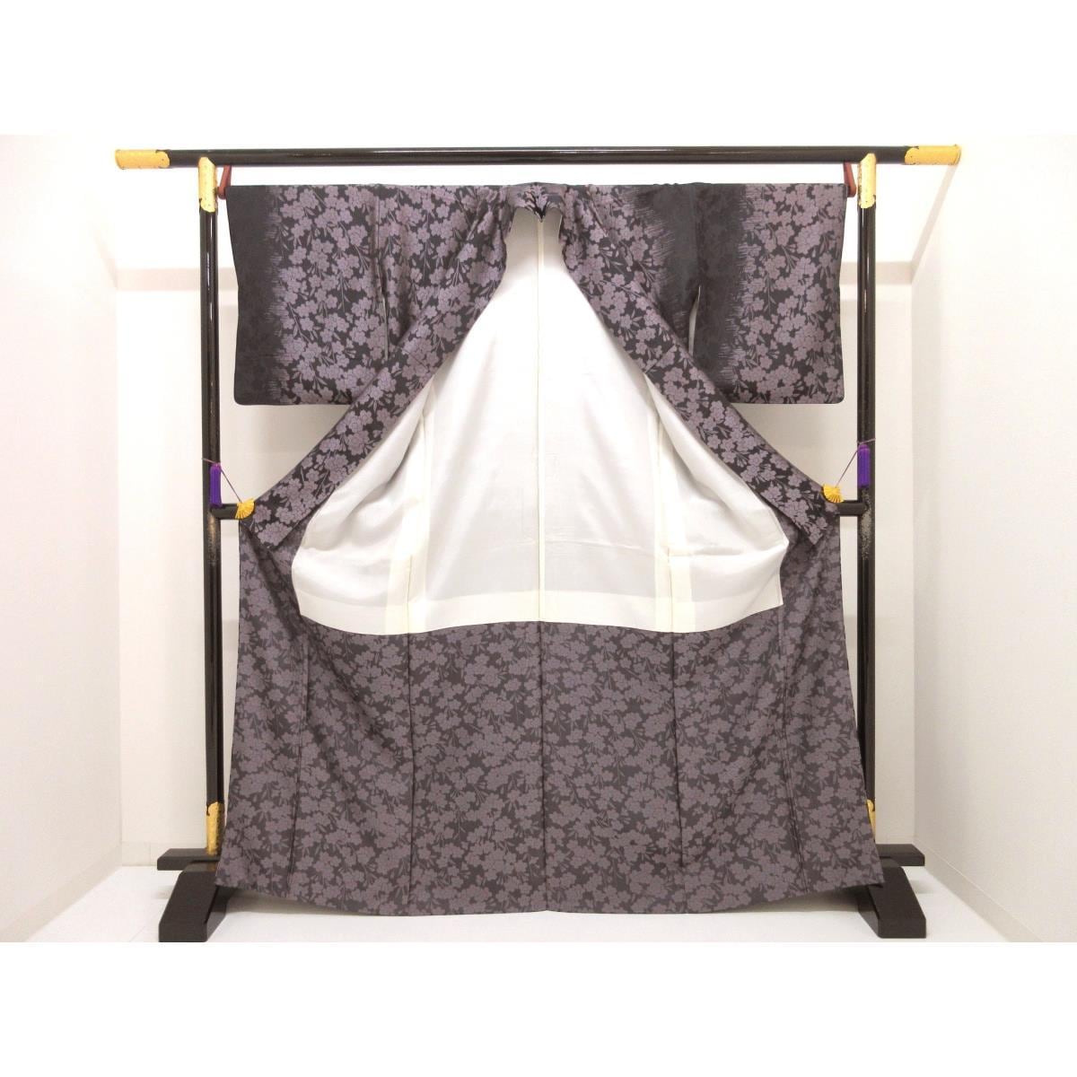 訪問着　お召織　身幅Ｌ寸