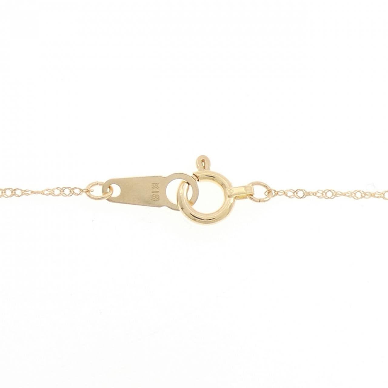 K18YG ダイヤモンド ネックレス 0.10CT