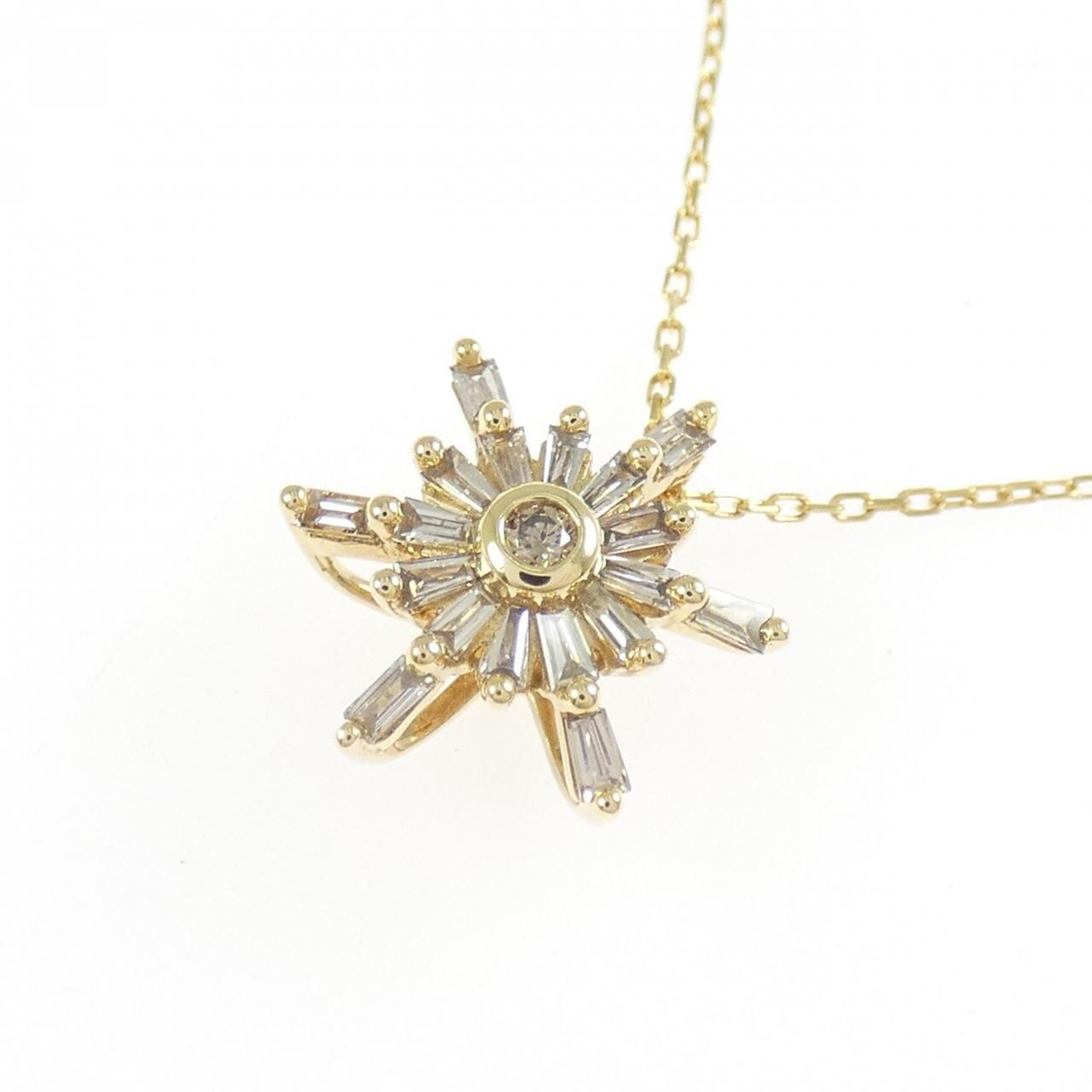 K18YG ダイヤモンド ネックレス 0.25CT