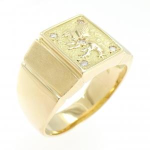 K18YG ダイヤモンド リング 0.05CT