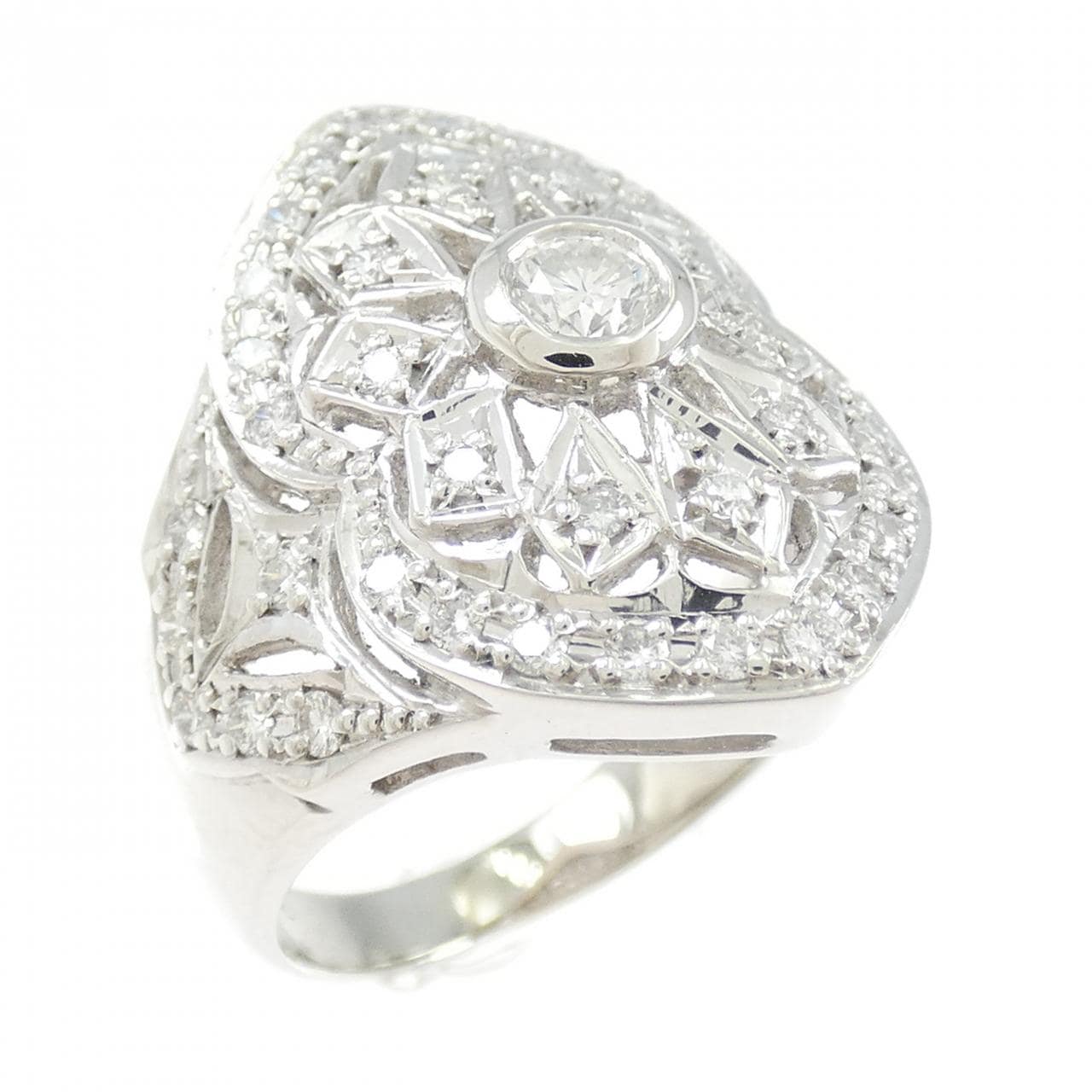 PT900 ダイヤモンド リング 0.52CT