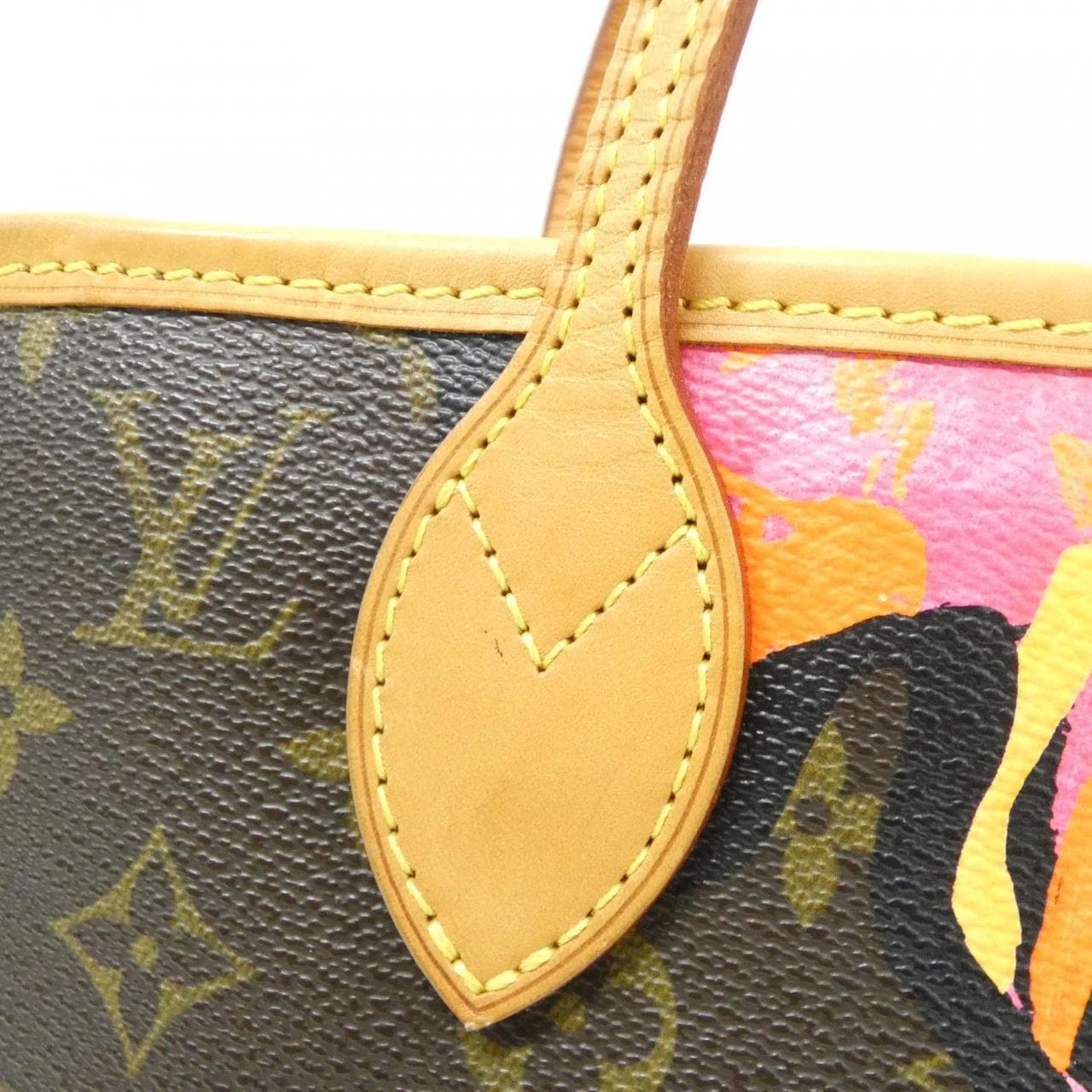 ルイヴィトン モノグラム ローズ(スティーブン スプラウス) ネヴァーフル MM M48613 バッグ