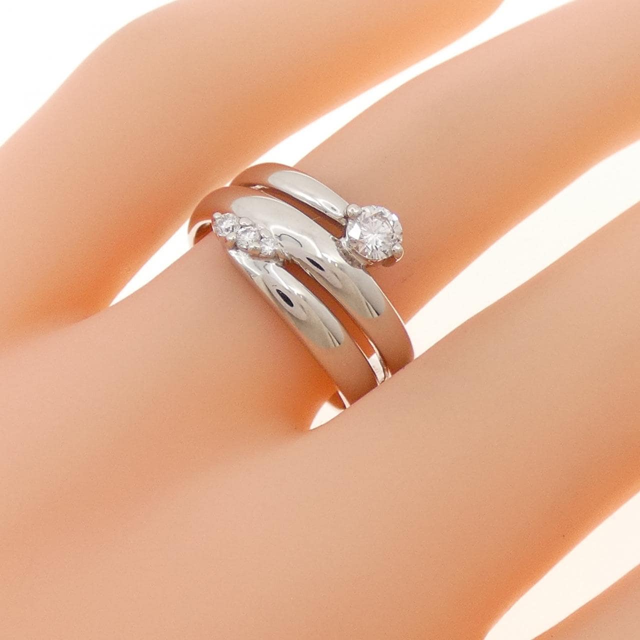PT900 ダイヤモンド リング 0.192CT