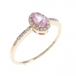 K18PG スピネル リング 0.24CT