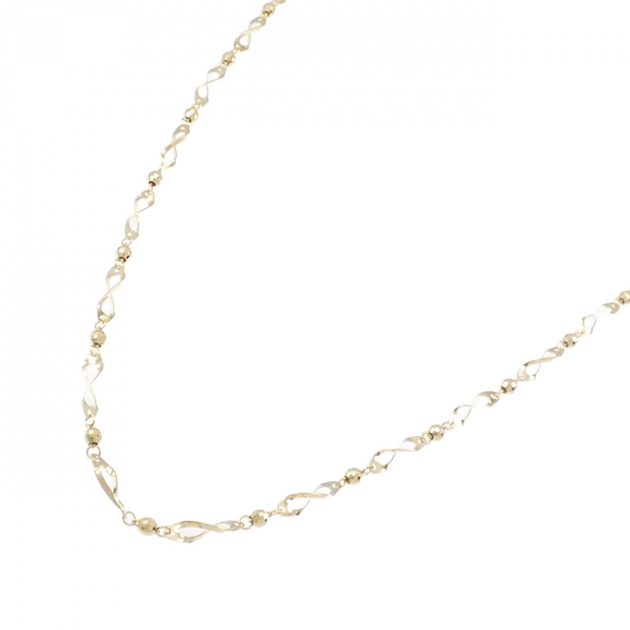 K18YG necklace