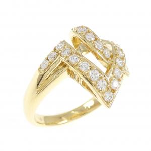 K18YG ダイヤモンド リング 0.41CT