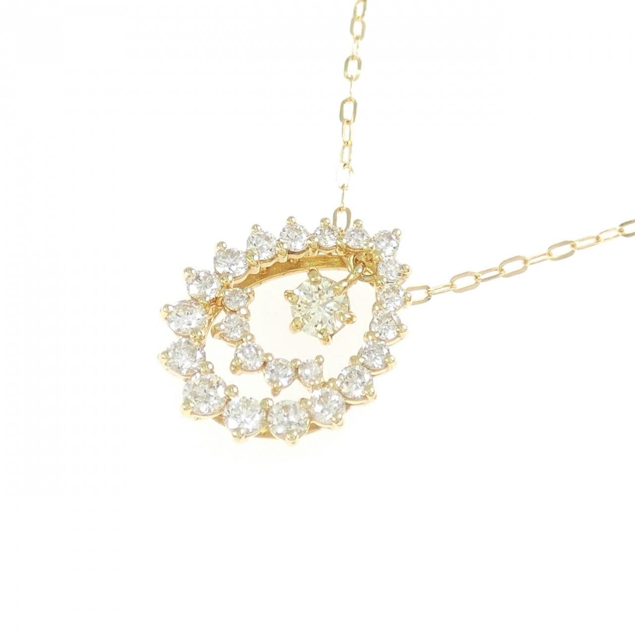 K18YG ダイヤモンド ネックレス 0.50CT