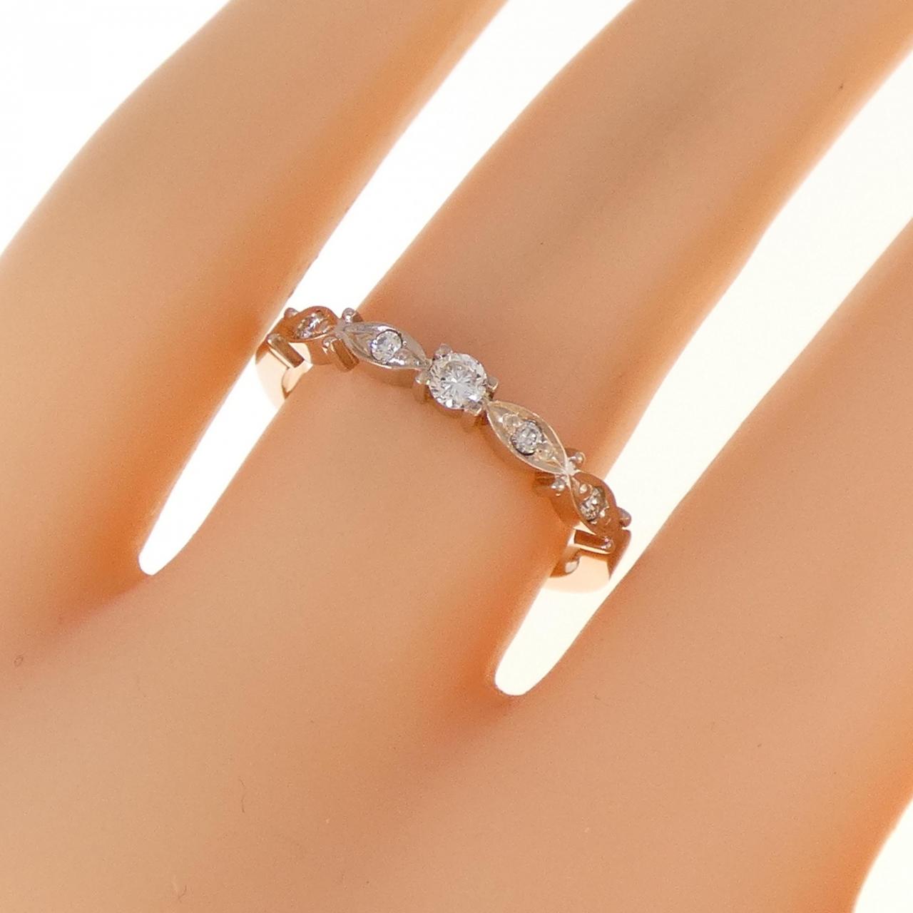K18PG Diamond ring